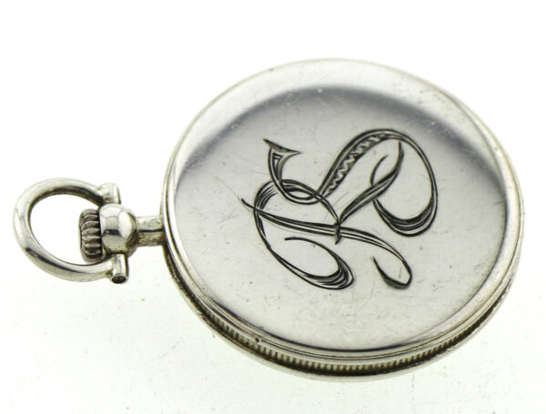 Choprad  Silber Damen- Unisex Taschenuhr Frackuhr Ref.3021 Kal. 7001~70er Jahre – Bild 7