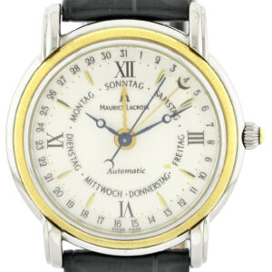 Maurice Lacroix Masterpiece Automatic- 5 Zeiger Uhr Stahl-/18K-Gold Ref. 27792