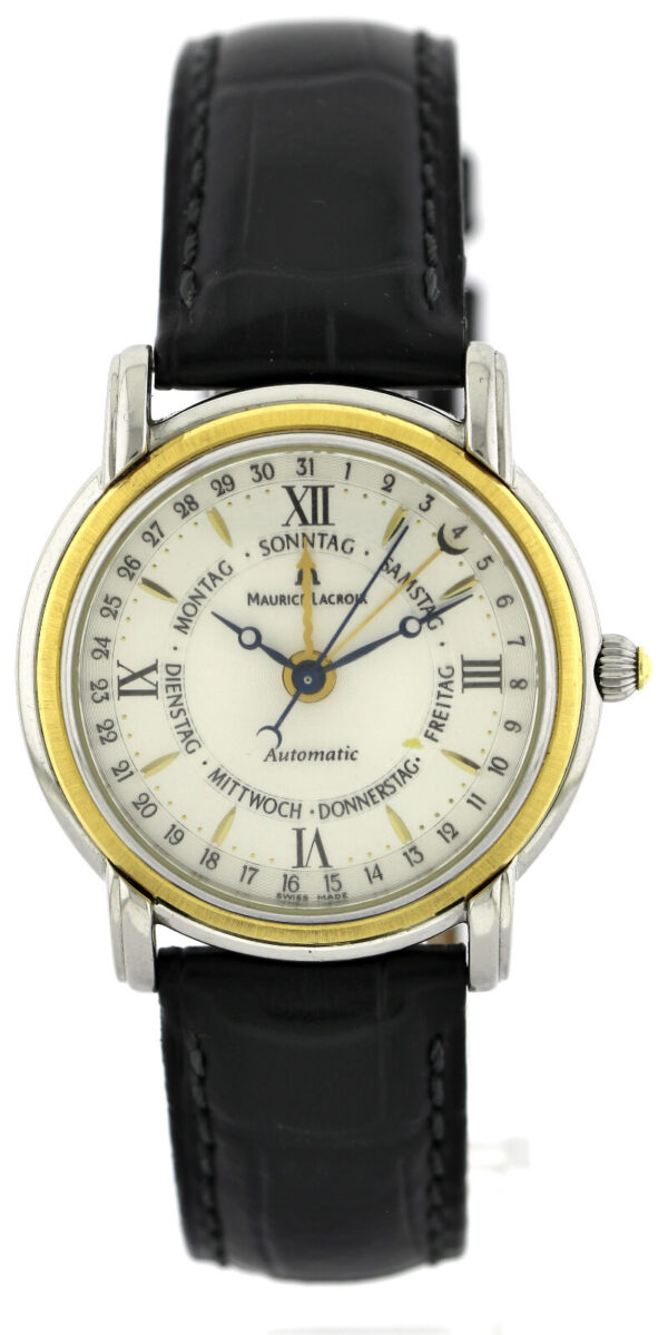 Maurice Lacroix Masterpiece Automatic- 5 Zeiger Uhr Stahl-/18K-Gold Ref. 27792 – Bild 2