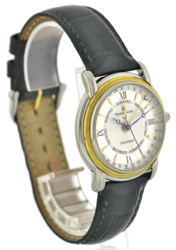 Maurice Lacroix Masterpiece Automatic- 5 Zeiger Uhr Stahl-/18K-Gold Ref. 27792 – Bild 3