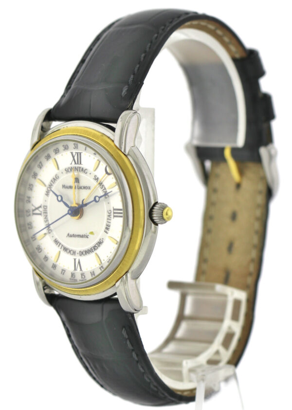 Maurice Lacroix Masterpiece Automatic- 5 Zeiger Uhr Stahl-/18K-Gold Ref. 27792 – Bild 4