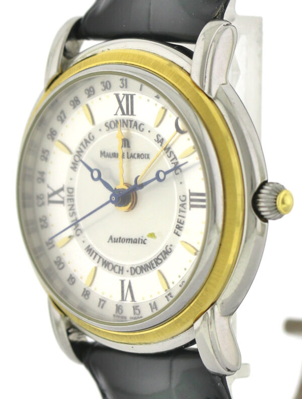 Maurice Lacroix Masterpiece Automatic- 5 Zeiger Uhr Stahl-/18K-Gold Ref. 27792 – Bild 6