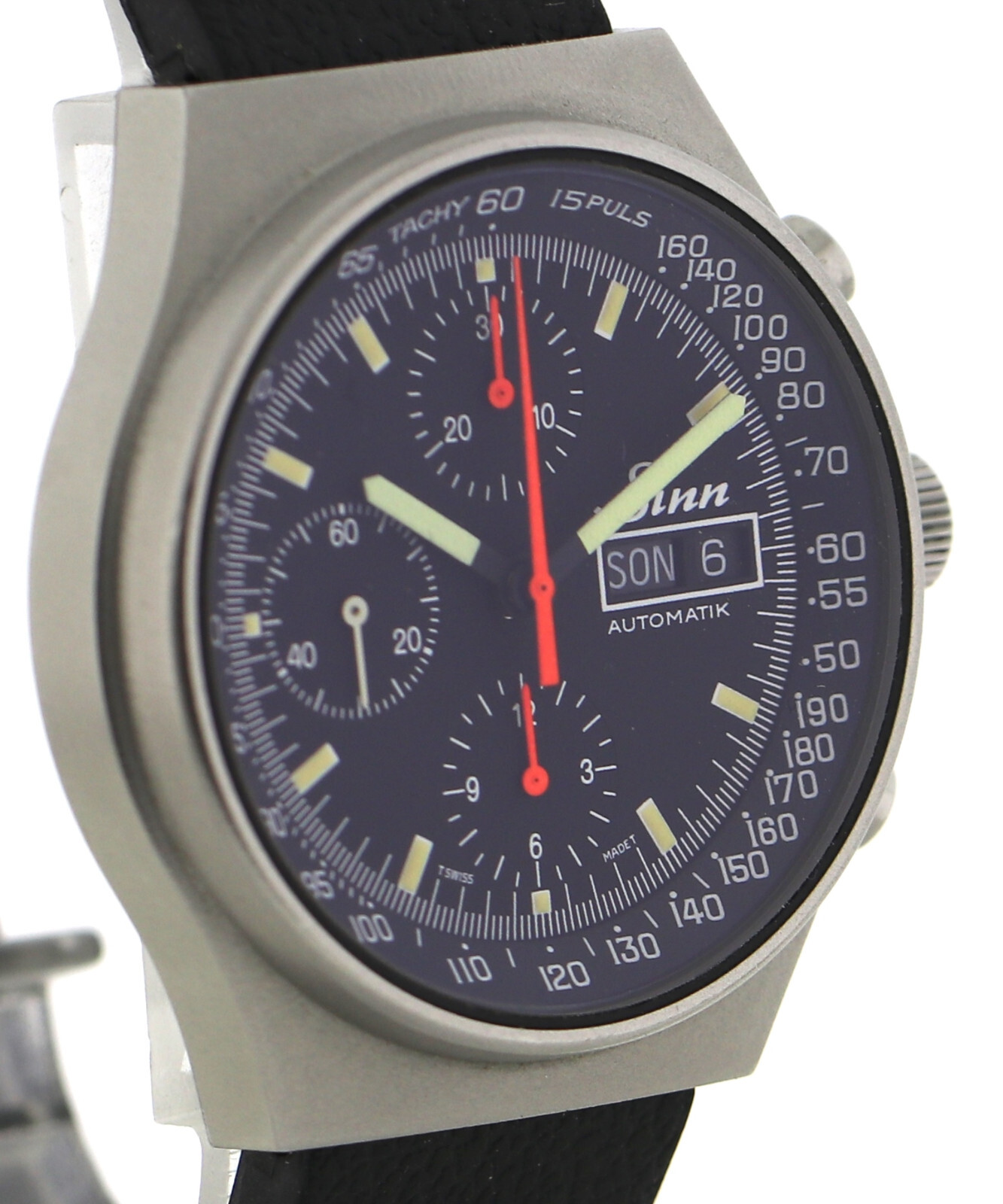 Sinn Vintage Herren Automatic Chronograph Edelstahl Ref. 144 Cal. 7750 ~1995 – Bild 4