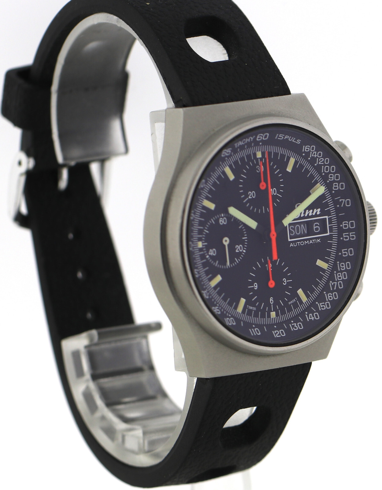 Sinn Vintage Herren Automatic Chronograph Edelstahl Ref. 144 Cal. 7750 ~1995 – Bild 5