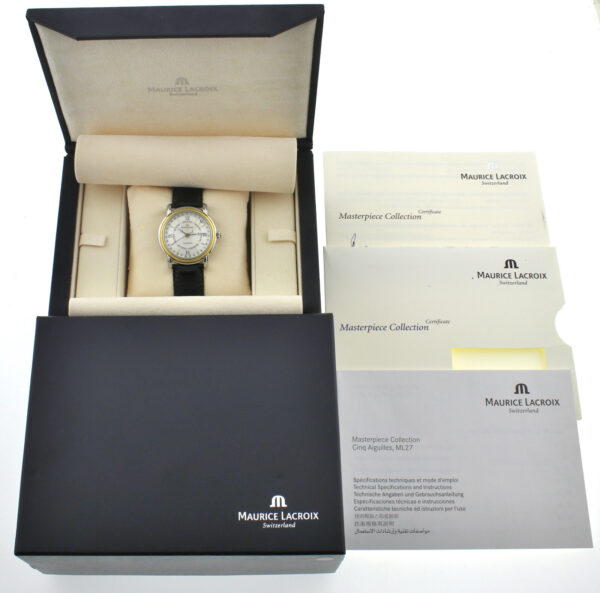 Maurice Lacroix Masterpiece Automatic- 5 Zeiger Uhr Stahl-/18K-Gold Ref. 27792 – Bild 11