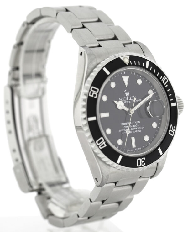 Rolex Submariner Date Automatik Herrenuhr Ref. 16610 in Edelstahl aus 1995 – Bild 3