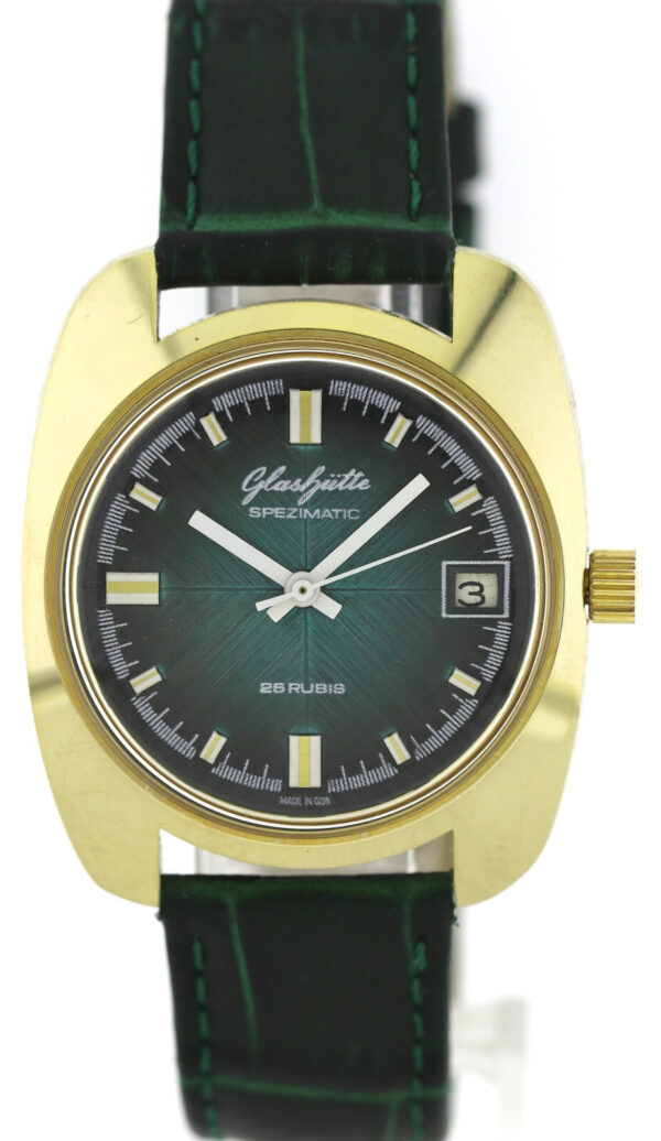 GUB Glashütte Spezimatic Kal.75 Automatik Vintage Herrenuhr Ø36mm – Bild 2