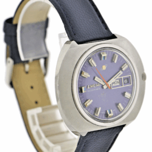 ENICAR DAY/DATE Vintage Herrenuhr Automatic A-R16.7 Ref. 2335 Stahl 1960/70er