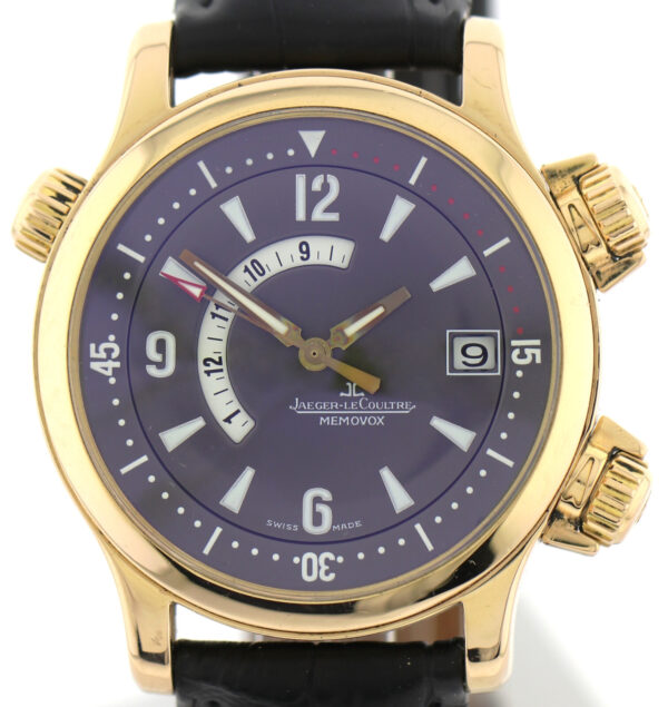 Jaeger-LeCoultre Master Compressor Memovox Ref.143.2.97/1 Herrenuhr 750 Rosègold