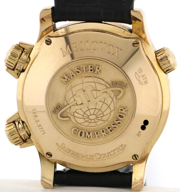 Jaeger-LeCoultre Master Compressor Memovox Ref.143.2.97/1 Herrenuhr 750 Rosègold – Bild 10