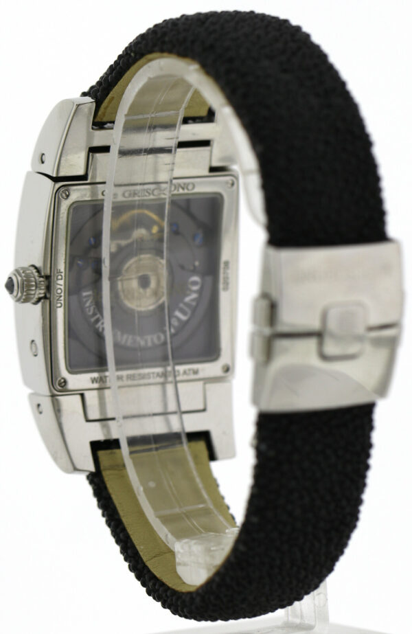 De Grisogono Instrumento No Uno Dual Time Herrenuhr in Edelstahl, Automatik, – Bild 10