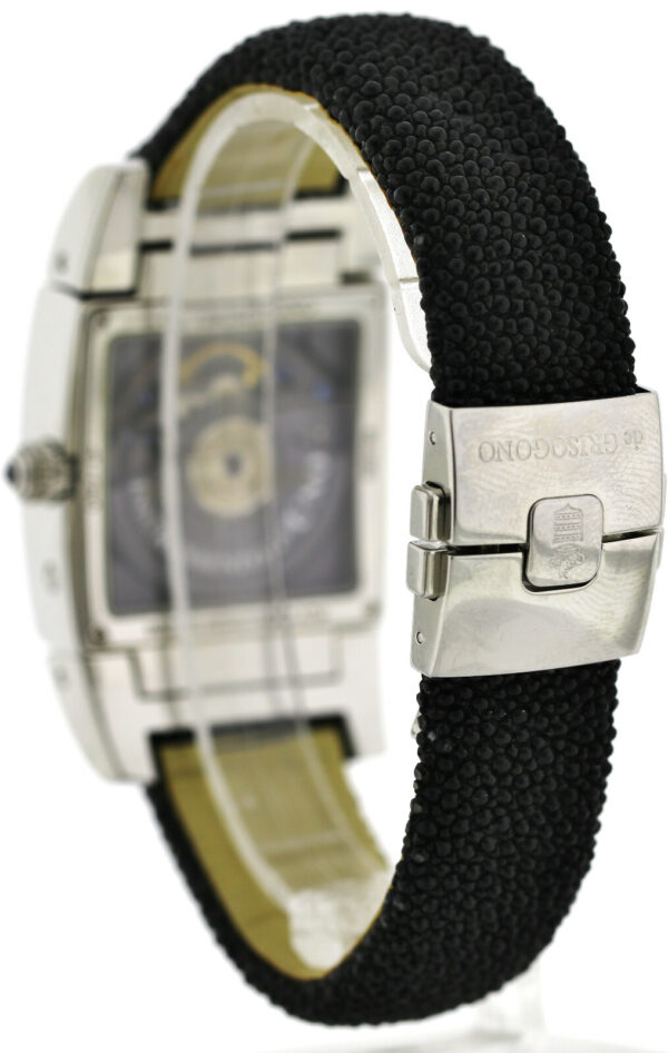 De Grisogono Instrumento No Uno Dual Time Herrenuhr in Edelstahl, Automatik, – Bild 11