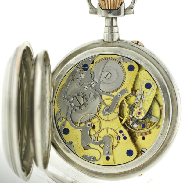 Rarität Wern. Rehork Deutsche Uhrmacherschule Glashütte DUS Schuluhr Chronograph – Bild 11