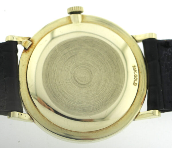 Vintage Longines Herren- Unisexuhr Diamant Blatt Ref. 9227 528 585 Gold Kal. 528 – Bild 8