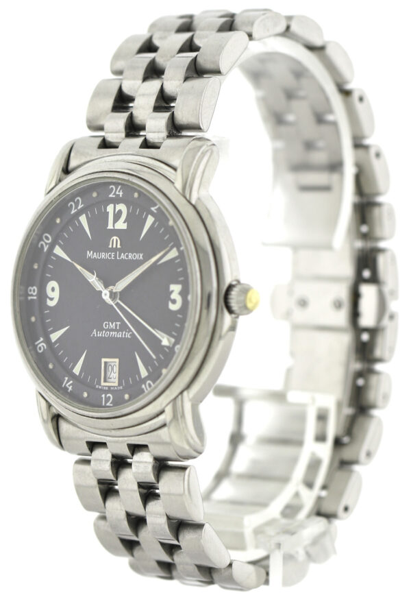 Maurice Lacroix Pontos GMT Automatic Herrenuhr Edelstahl Ref. 10818-1103 2020 – Bild 4