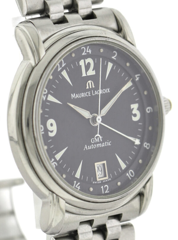 Maurice Lacroix Pontos GMT Automatic Herrenuhr Edelstahl Ref. 10818-1103 2020 – Bild 5