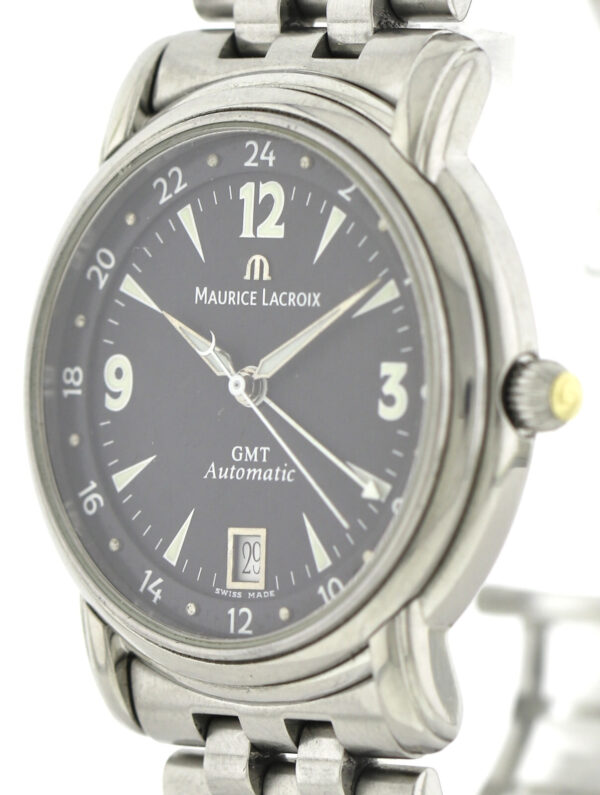 Maurice Lacroix Pontos GMT Automatic Herrenuhr Edelstahl Ref. 10818-1103 2020 – Bild 6