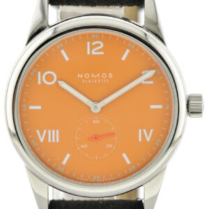 Nomos Glashütte Club Campus 38 Future Orange, 38,5mm Handaufzug Ref. 729, 4/2022