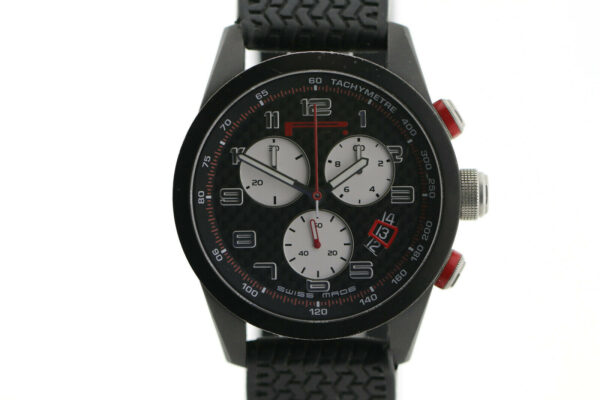 Pirelli Pzero Herrenuhr Chronograph Ref. 7971605025 Quarz Analog Stahl Schwarz – Bild 3