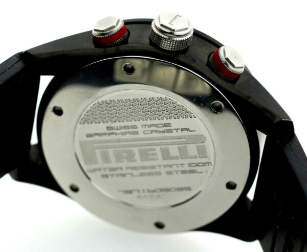 Pirelli Pzero Herrenuhr Chronograph Ref. 7971605025 Quarz Analog Stahl Schwarz – Bild 9