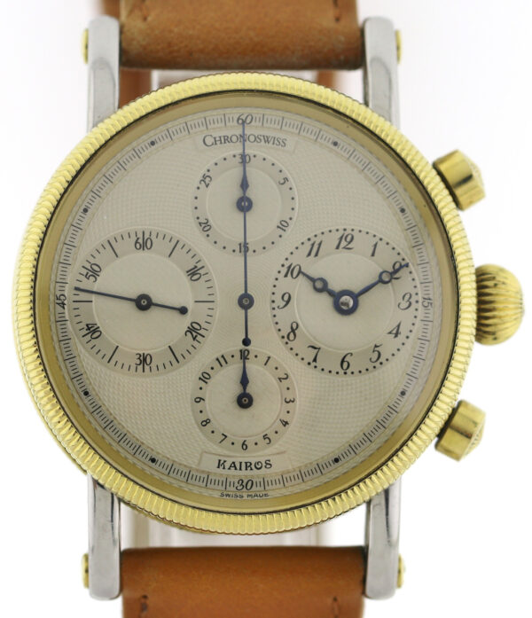 Chronoswiss Kairos Herren-Chronograph in Stahl/ 18k Gold Ref. CH7522 ~2000 Ø38mm