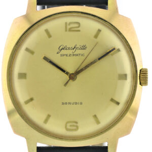 GUB Glashütte Spezimatic Kal. 74 vergoldete Vintage Herrenuhr sehr guter Zustand