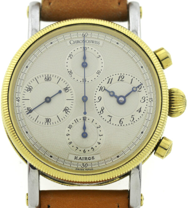 Chronoswiss Kairos Herren-Chronograph in Stahl/ 18k Gold Ref. CH7522 ~2000 Ø38mm – Bild 3