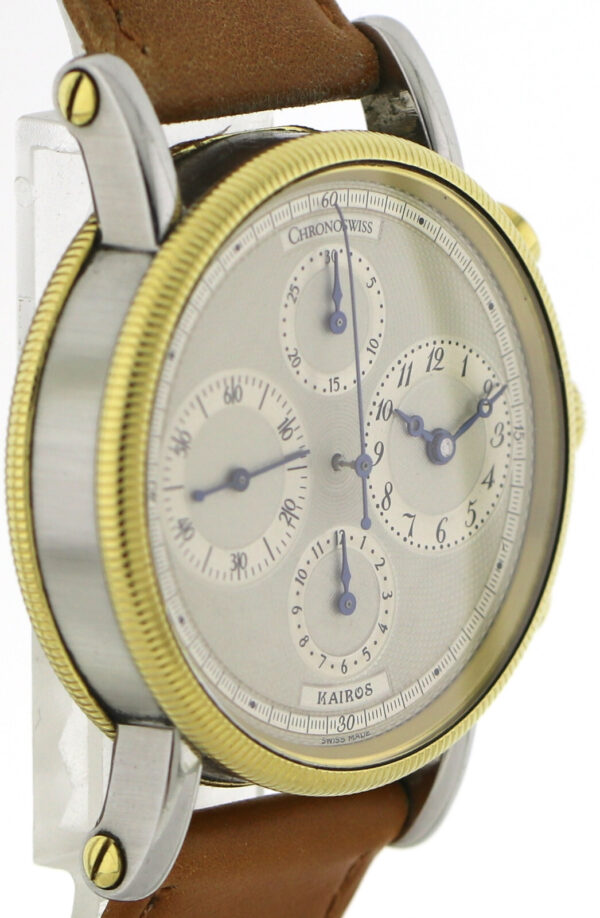 Chronoswiss Kairos Herren-Chronograph in Stahl/ 18k Gold Ref. CH7522 ~2000 Ø38mm – Bild 4