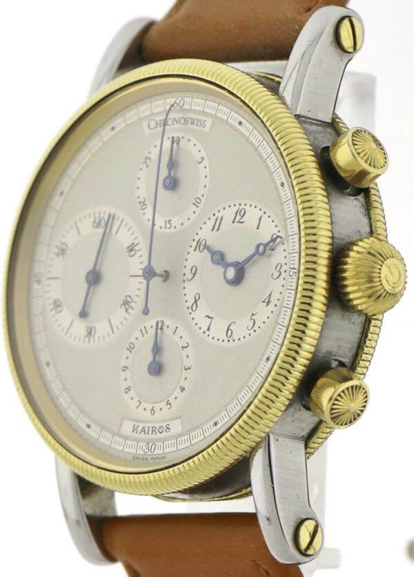 Chronoswiss Kairos Herren-Chronograph in Stahl/ 18k Gold Ref. CH7522 ~2000 Ø38mm – Bild 6