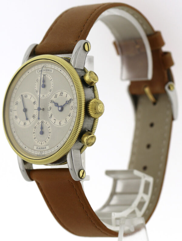 Chronoswiss Kairos Herren-Chronograph in Stahl/ 18k Gold Ref. CH7522 ~2000 Ø38mm – Bild 7