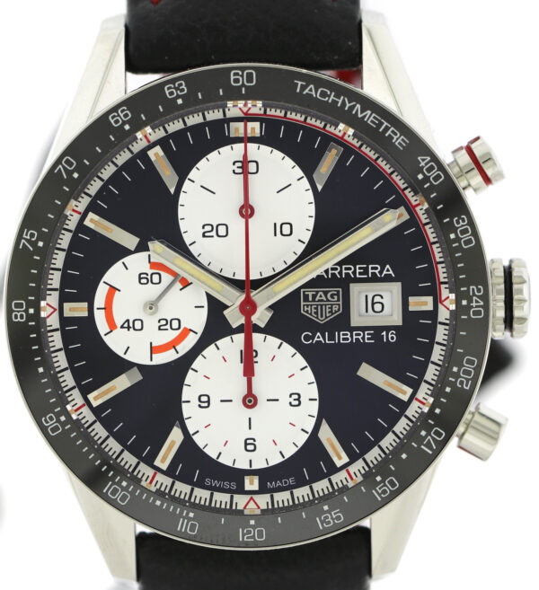 ungetragen Tag Heuer Carrera Automatik Chronograph Ref.CV201AP Bj.2023 Full Set