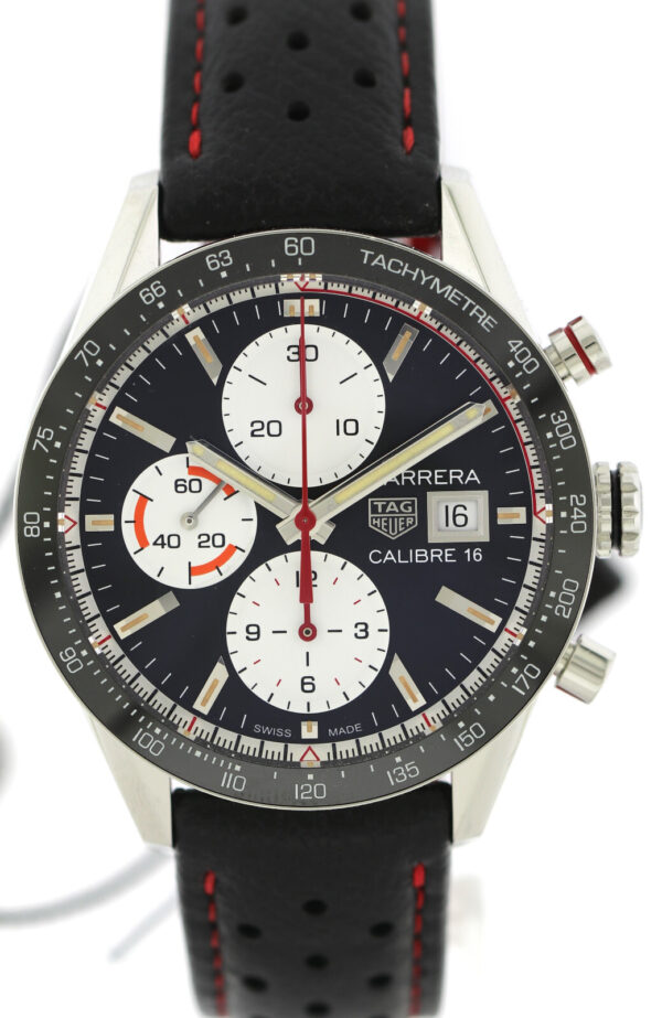 ungetragen Tag Heuer Carrera Automatik Chronograph Ref.CV201AP Bj.2023 Full Set – Bild 2