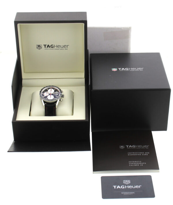 ungetragen Tag Heuer Carrera Automatik Chronograph Ref.CV201AP Bj.2023 Full Set – Bild 11