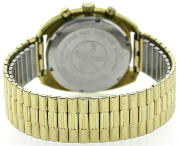 extrem seltener Edox Vintage- Herren- Chronograph, Handaufzug Kal. 7734, 70er – Bild 8