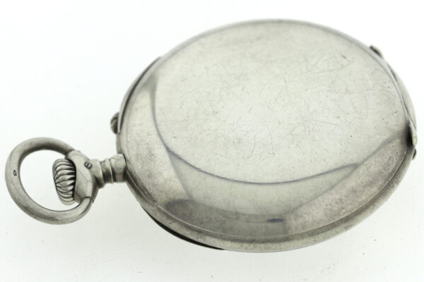 A.Lange & Söhne Glashütte offene 800er Silber Herren Taschenuhr DUF Werk ~1919 – Bild 6