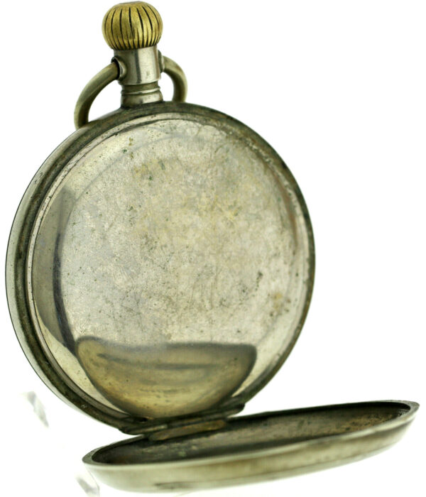 Omega Taschenuhr Pocket watch Beobachtungsuhr Dienstuhr Kal.18 Ø59mm selten – Bild 8