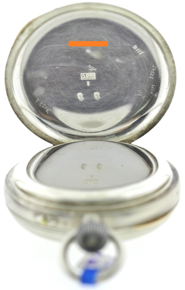 rare Smith and Son Herren Taschenuhr/CHRONOGRAPH 935er Silberca. 120,7g um 1910 – Bild 8