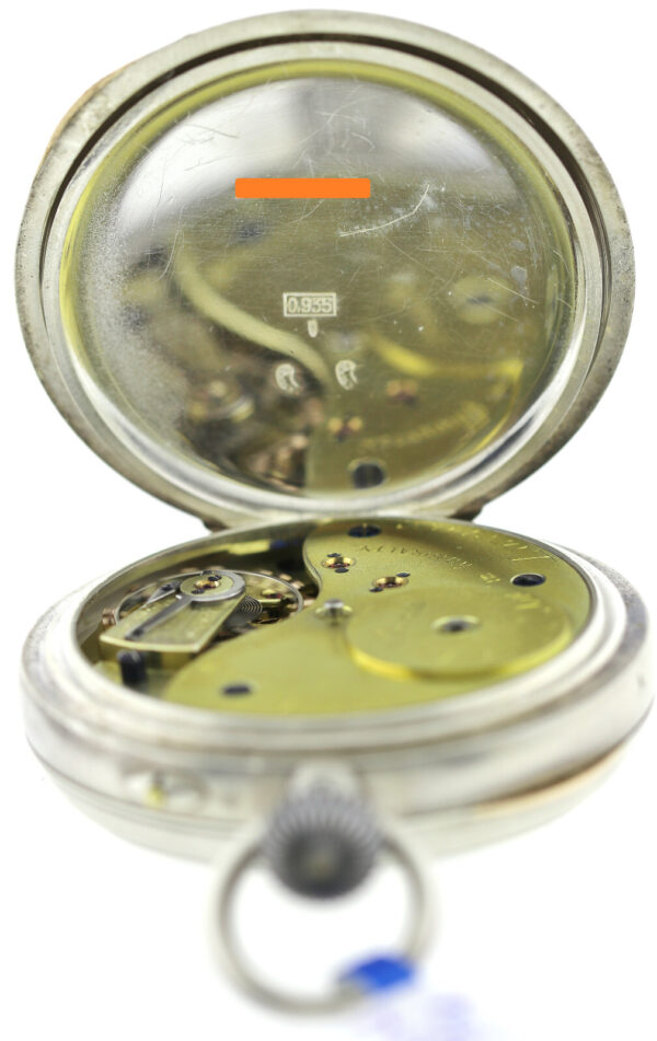 rare Smith and Son Herren Taschenuhr/CHRONOGRAPH 935er Silberca. 120,7g um 1910 – Bild 9