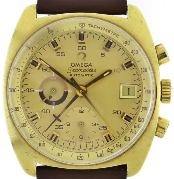 Omega Seamaster Jedi Vintage Chronograph vergoldet Ref. 176.007 Kal. 1040 ~1972