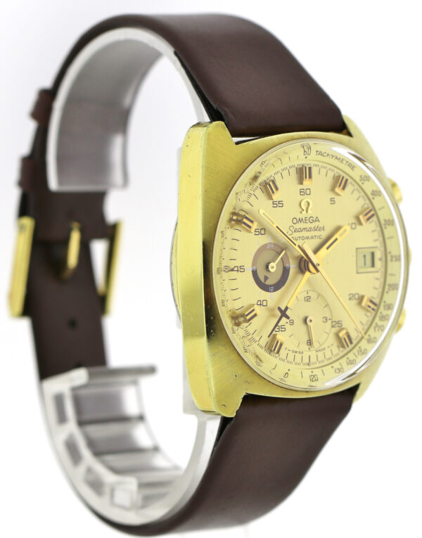 Omega Seamaster Jedi Vintage Chronograph vergoldet Ref. 176.007 Kal. 1040 ~1972 – Bild 5