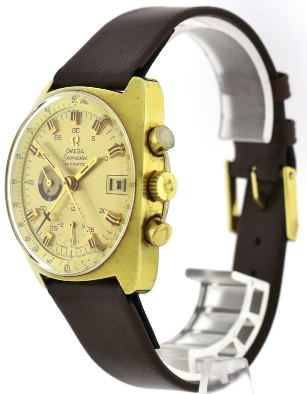 Omega Seamaster Jedi Vintage Chronograph vergoldet Ref. 176.007 Kal. 1040 ~1972 – Bild 7
