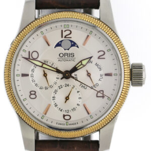 Oris Aviation Big Crown Vollkalender Mondphase  Edelstahl Ø40 mm Ref.7627-43