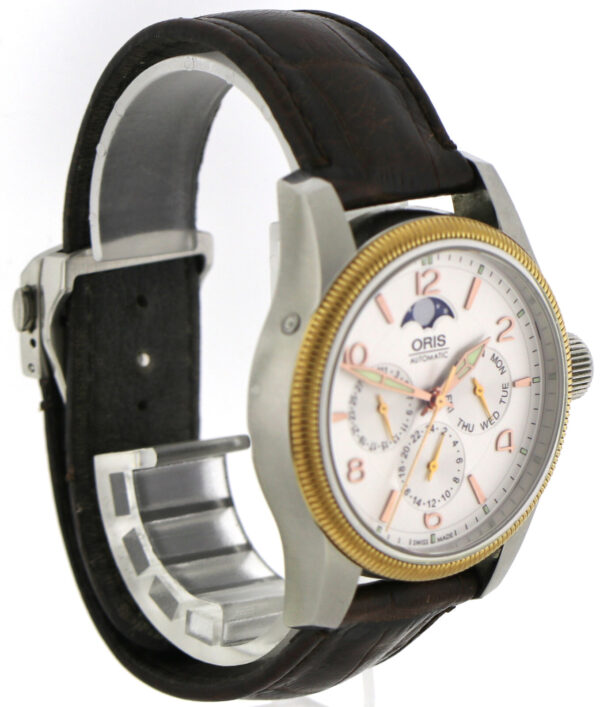 Oris Aviation Big Crown Vollkalender Mondphase  Edelstahl Ø40 mm Ref.7627-43 – Bild 4