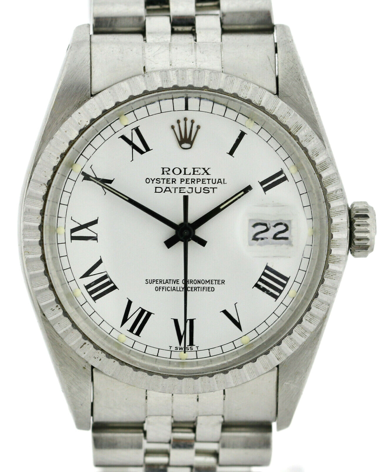 Rolex Datejust Automatic Vintage Herrenuhr Ref. 16030 Stahl Ø 36mm ca. 1982