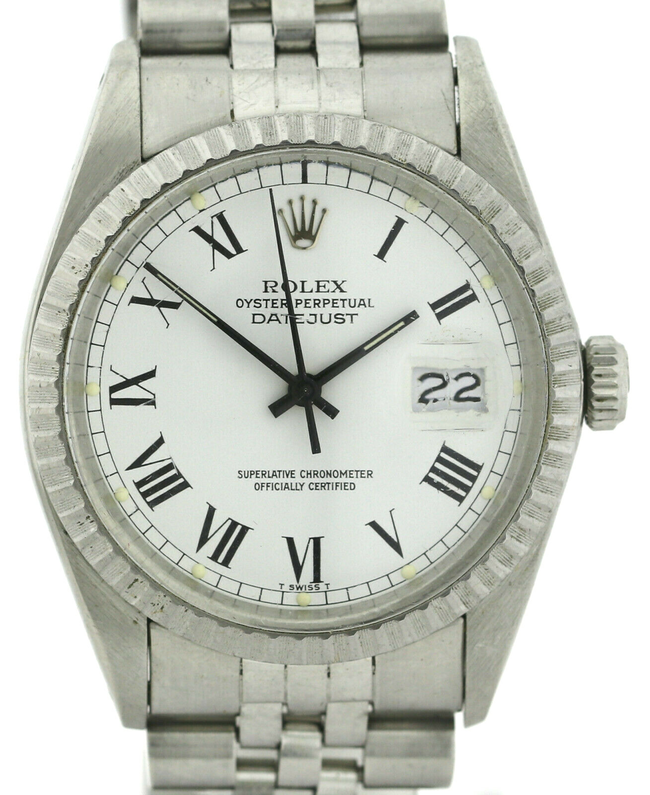 Rolex Datejust Automatic Vintage Herrenuhr Ref. 16030 Stahl Ø 36mm ca. 1982 – Bild 2