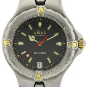 Ebel Sportwave Edelstahl/ Gold Automatic- Damenuhr Sport Wave Ref.EE612053 Ø36mm