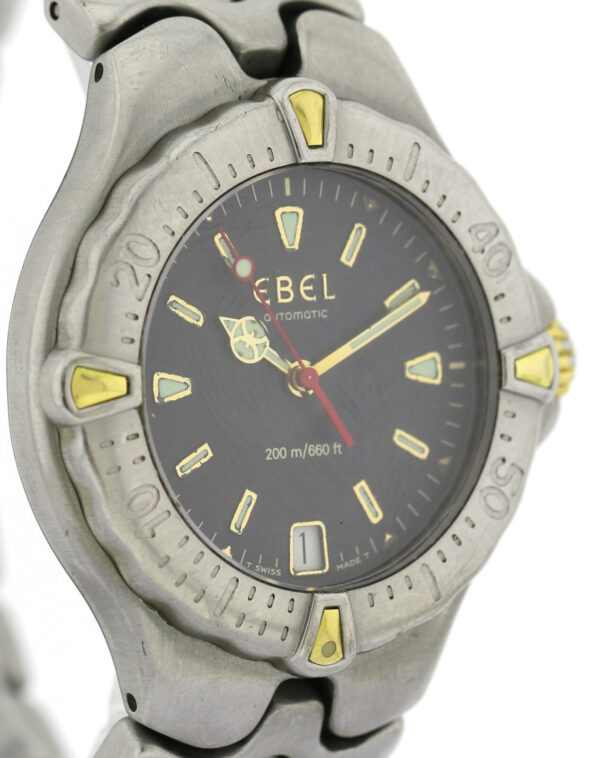 Ebel Sportwave Edelstahl/ Gold Automatic- Damenuhr Sport Wave Ref.EE612053 Ø36mm – Bild 3