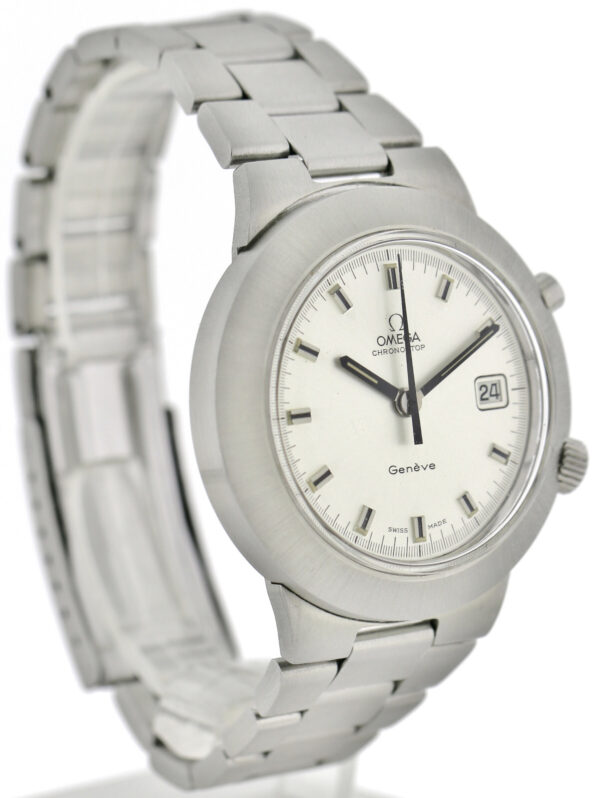 Omega Chronostop Genéve Vintage Herrenuhr Ref. wohl ST 146.012 41,5mm Stahl – Bild 5