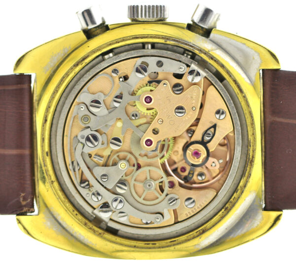 Omega Seamaster vergoldeter Vintage Herren Chronograph Ref.145.029 Cal.861 -70er – Bild 10