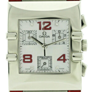 Omega Constellation Quadra  Diamond Damen Chronograph 34x28mm Quarz
